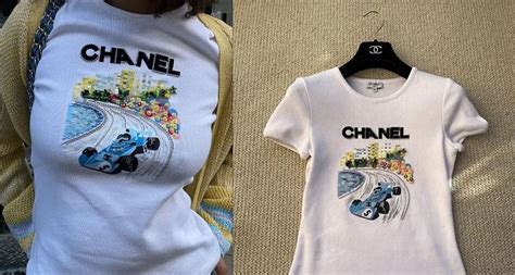 chanel formula one top|Chanel f1 tees price.